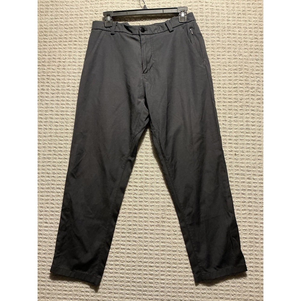 Lululemon Commission Pants Dark Gray 30 (30x24 1/2) 5 Pocket Cropped?